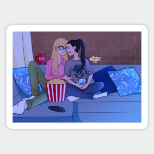 Supercorp Movie night Sticker